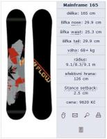 snowboard Flow Mainframe-163 cm